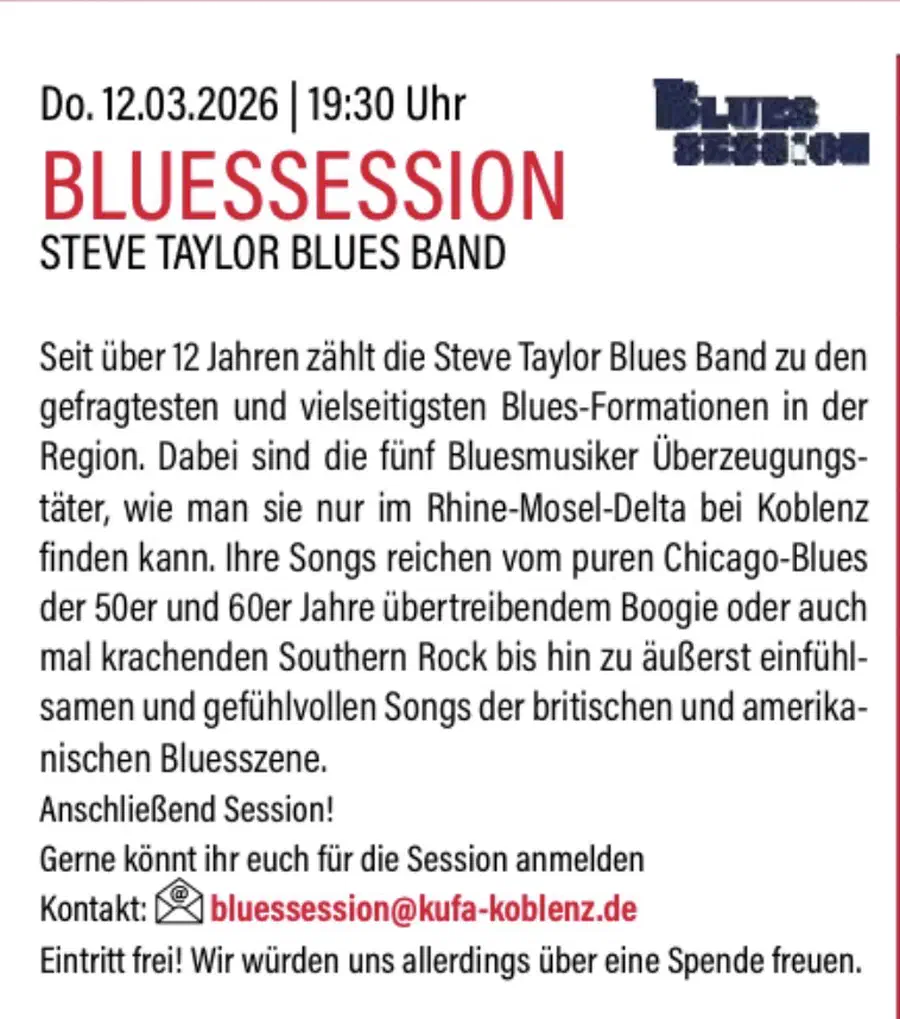 Kulturfabrik / Koblenz 2026